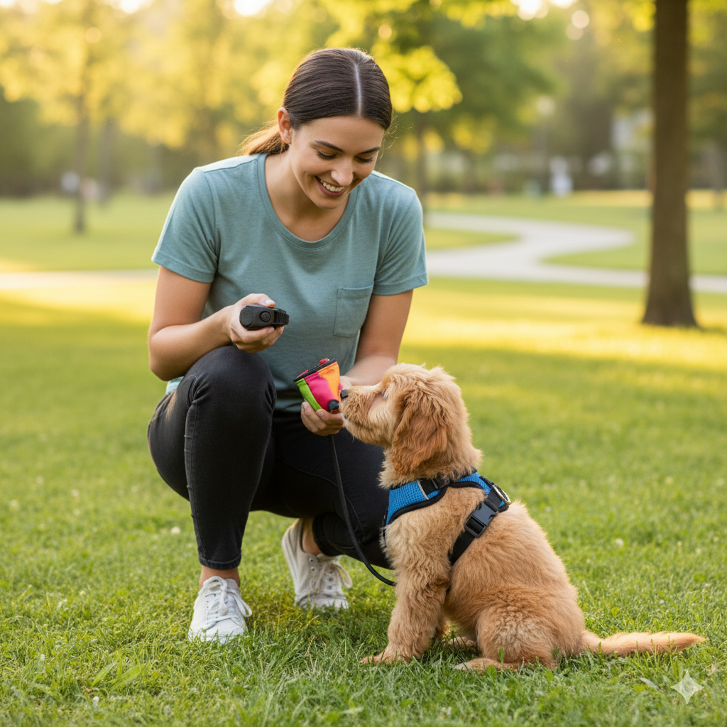 Samples of soft, durable, and non-toxic materials for puppy harnesses